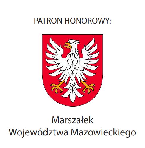 Patronat honorowy: Marszałek Województwa Mazowieckiego - godło.