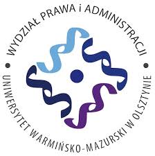 Logo Wydziału Prawa i Administracji Uniwersytetu Warmińsko-Mazurskiego w Olsztynie